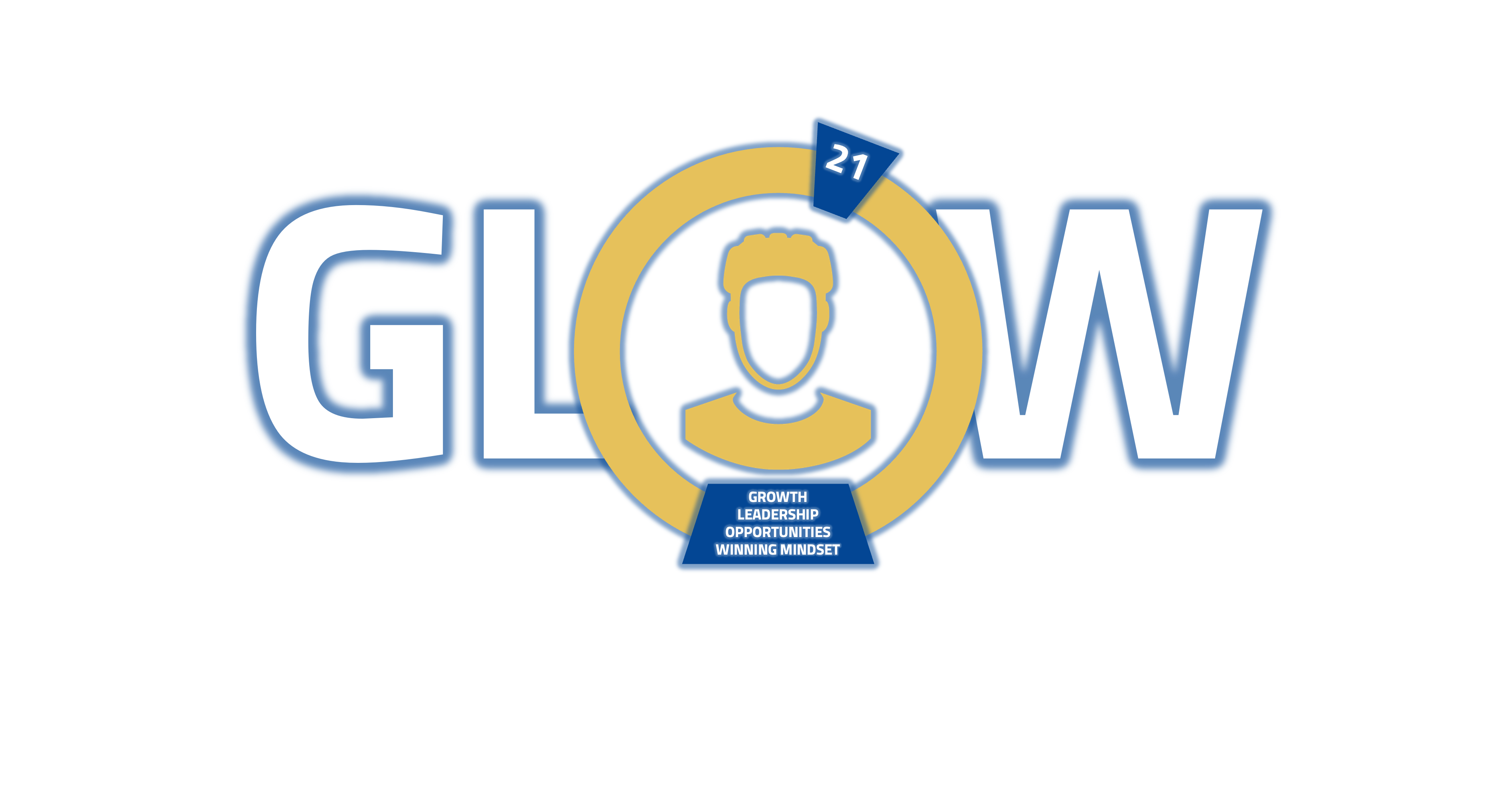 GLOW21 Logo Blue